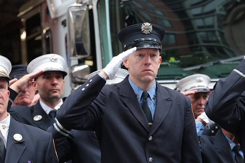 9/11 Firemen : Richard Moore : Photographer